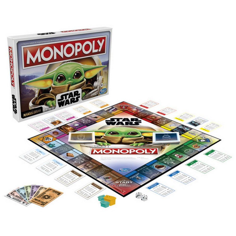 Monopoly Baby Yoda magyar nyelvű joc de societate în limba maghiară