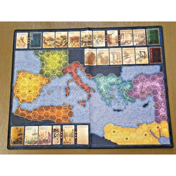 Mosaic A Story of Civilization Board Game Neoprene Playmat 