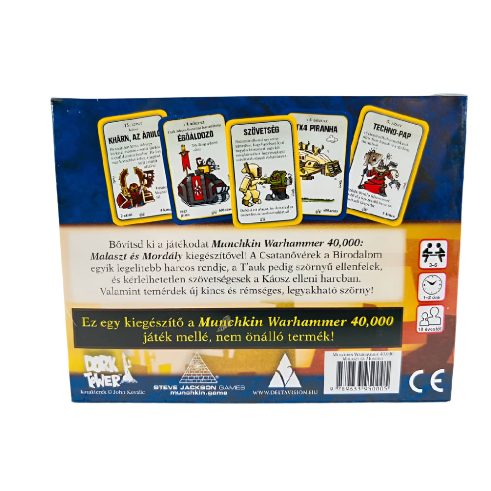 Munchkin Warhammer 40k: Malaszt es mordaly extensie în limba maghiară