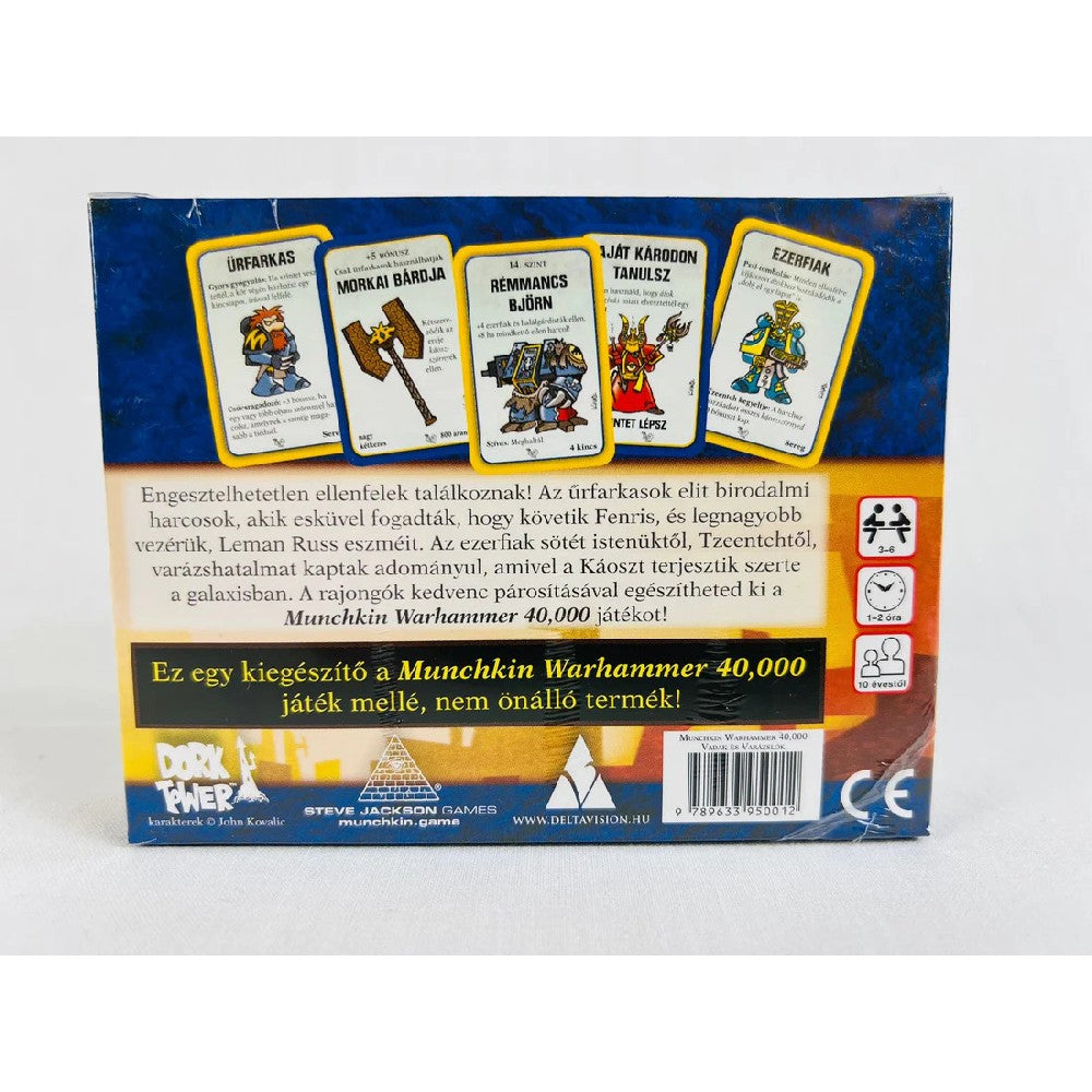 Munchkin Warhammer 40k Vadak es varazslok joc de societate în limba maghiară