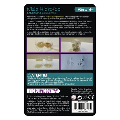 Set de experimente - Laboratorul micului geniu - Nisip Hidrofob