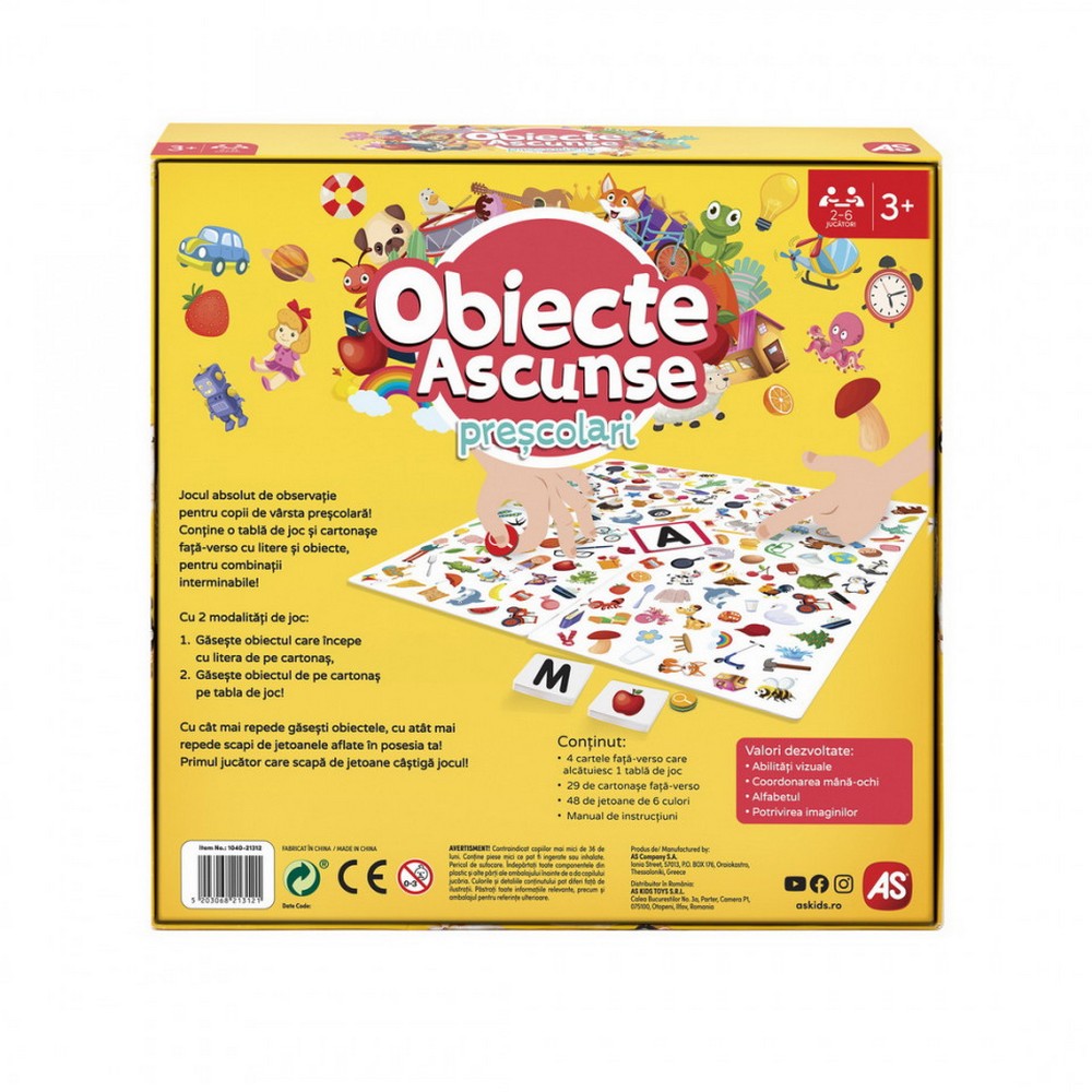 Obiecte ascunse preșcolari