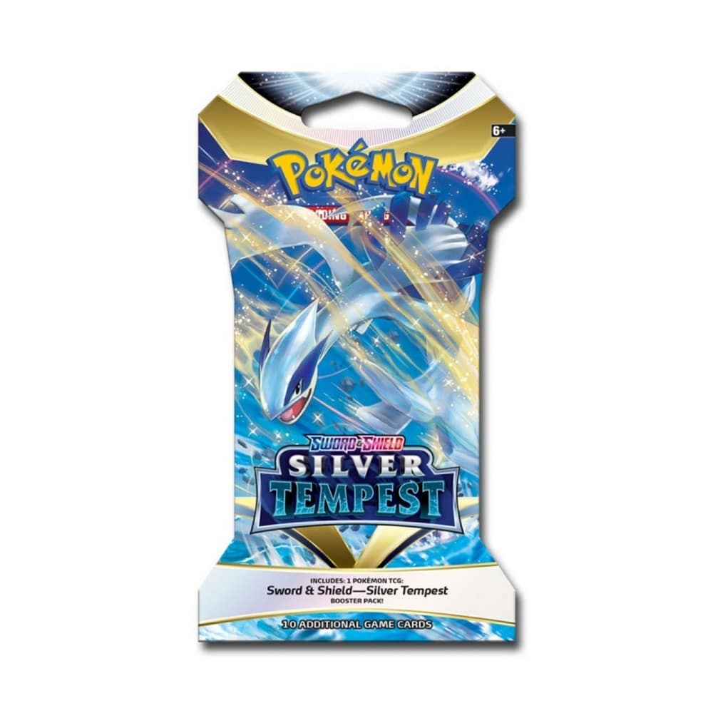 Pokemon TCG: Sword & Shield - Silver Tempest Booster Pack (10 cărți)