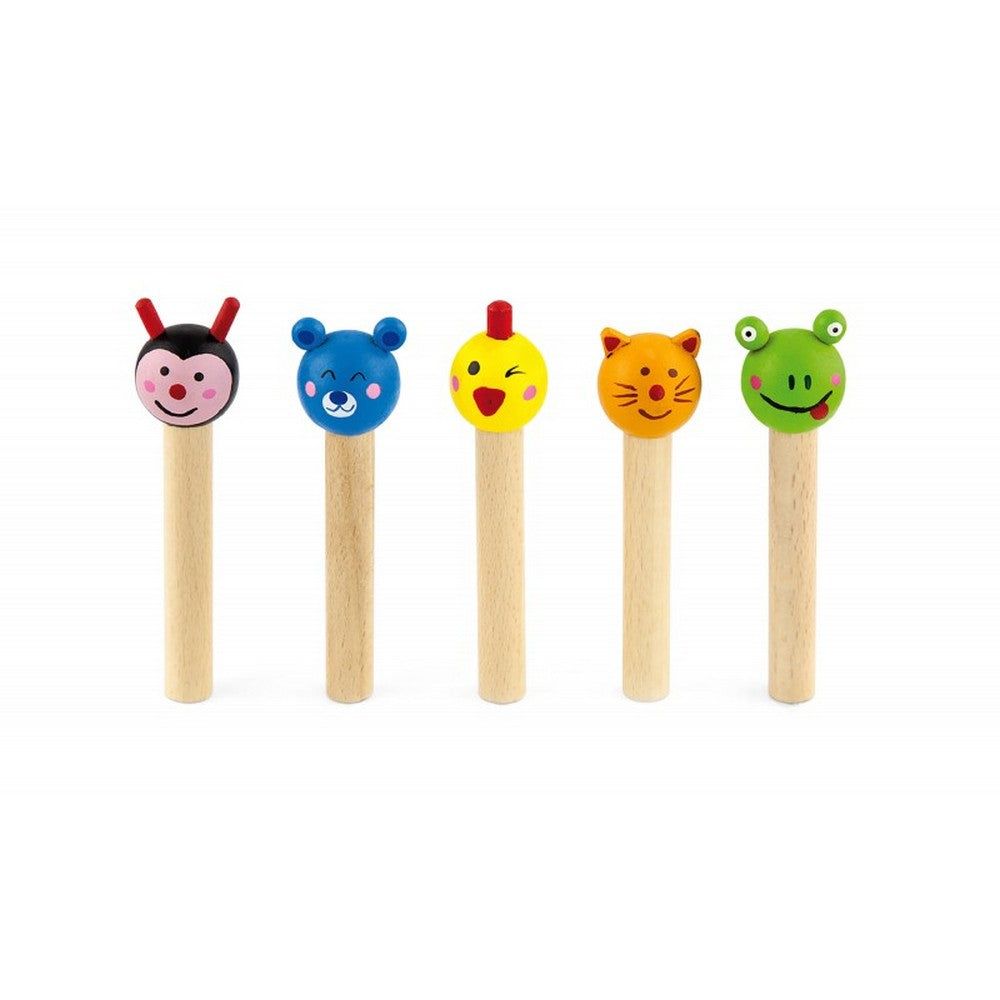 Joc de aruncat inele, cu animale, Viga