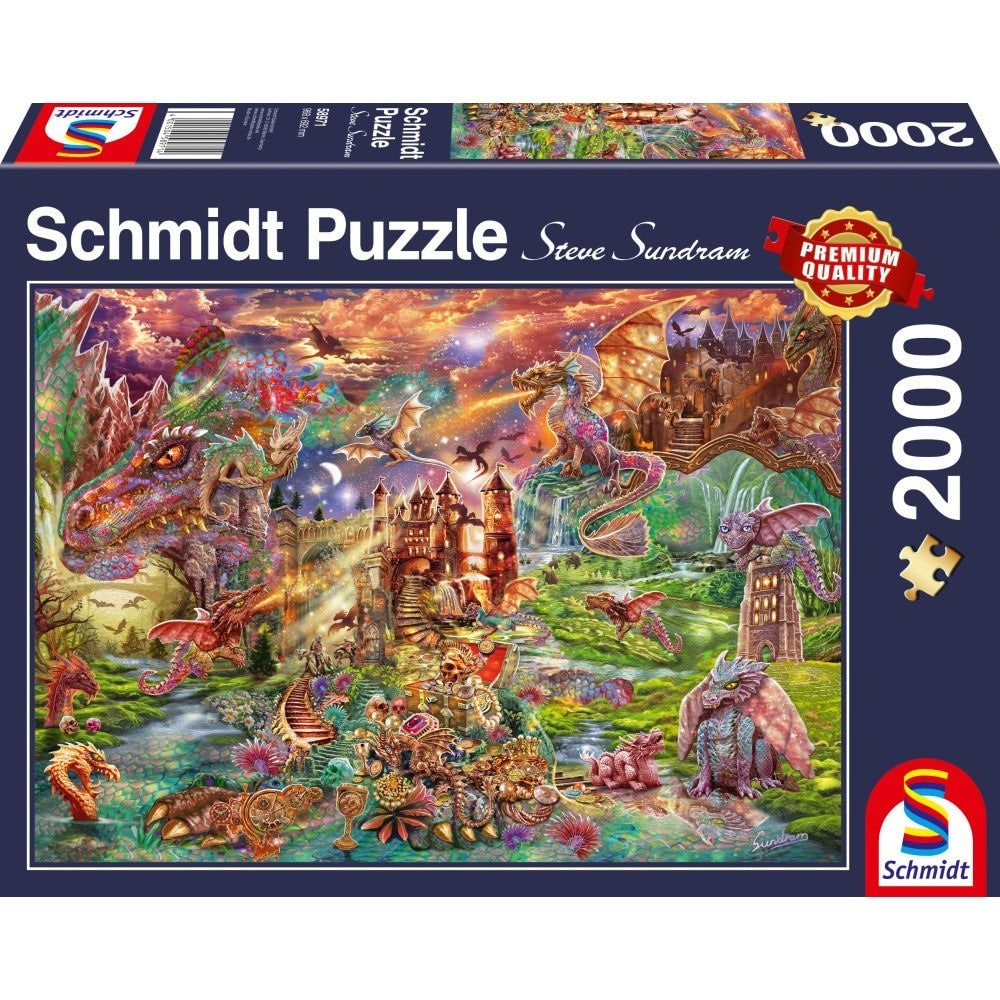Puzzle Schmidt - Comoara dragonului, 2000 de piese