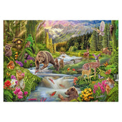 Puzzle Schmidt - Steve Sundram: Animale de pădure, 1000 de piese