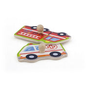 Puzzle sonor de 7 piese - Mijloace de transport, Viga
