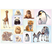 Puzzle Schmidt - Pui de animale sălbatice, 200 de piese