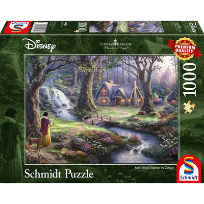 Puzzle Schmidt: Thomas Kinkade - Disney - Alba ca Zapada, 1000 piese (cutie lovită)