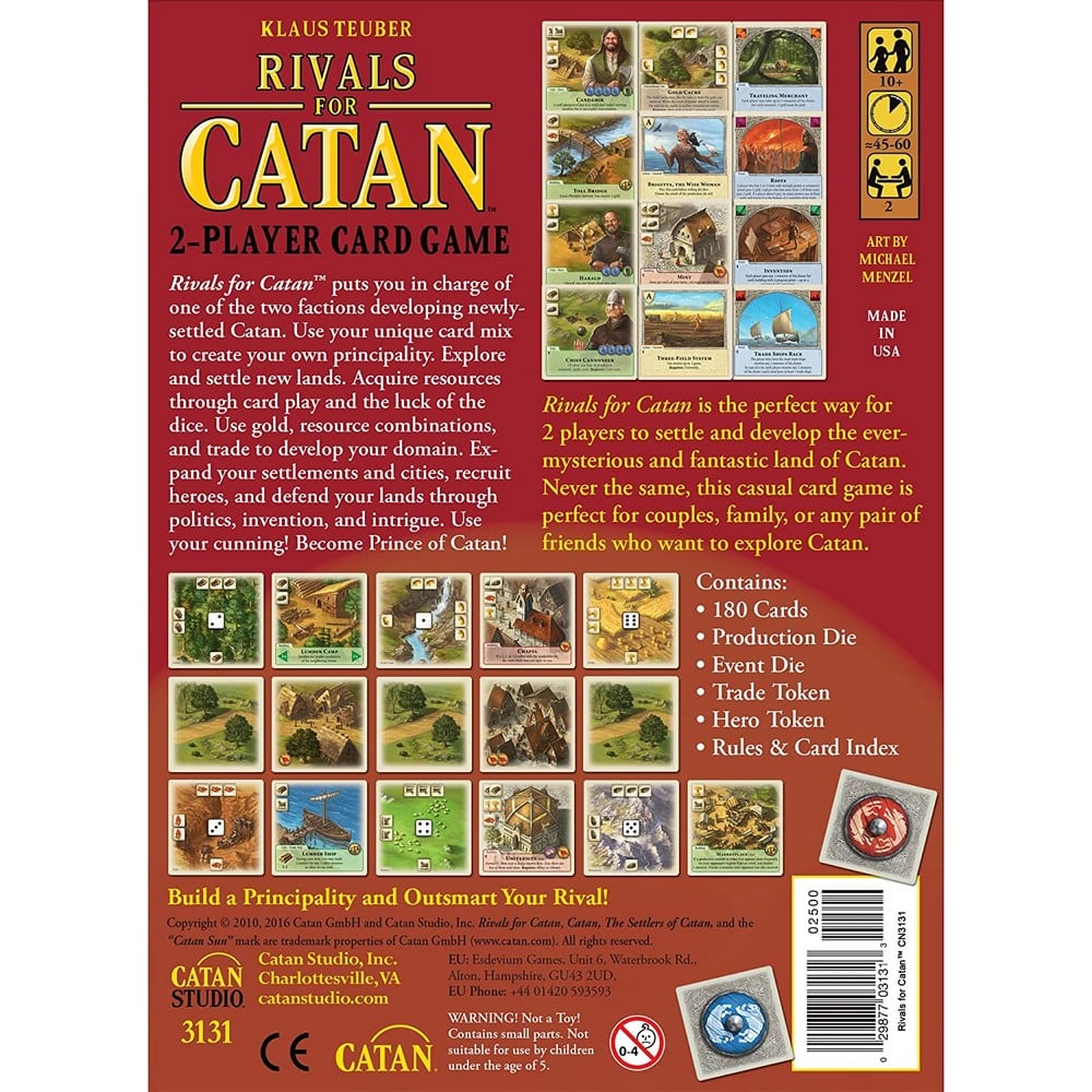 Rivals for Catan (Catan Duel) joc de societate în limba engleză