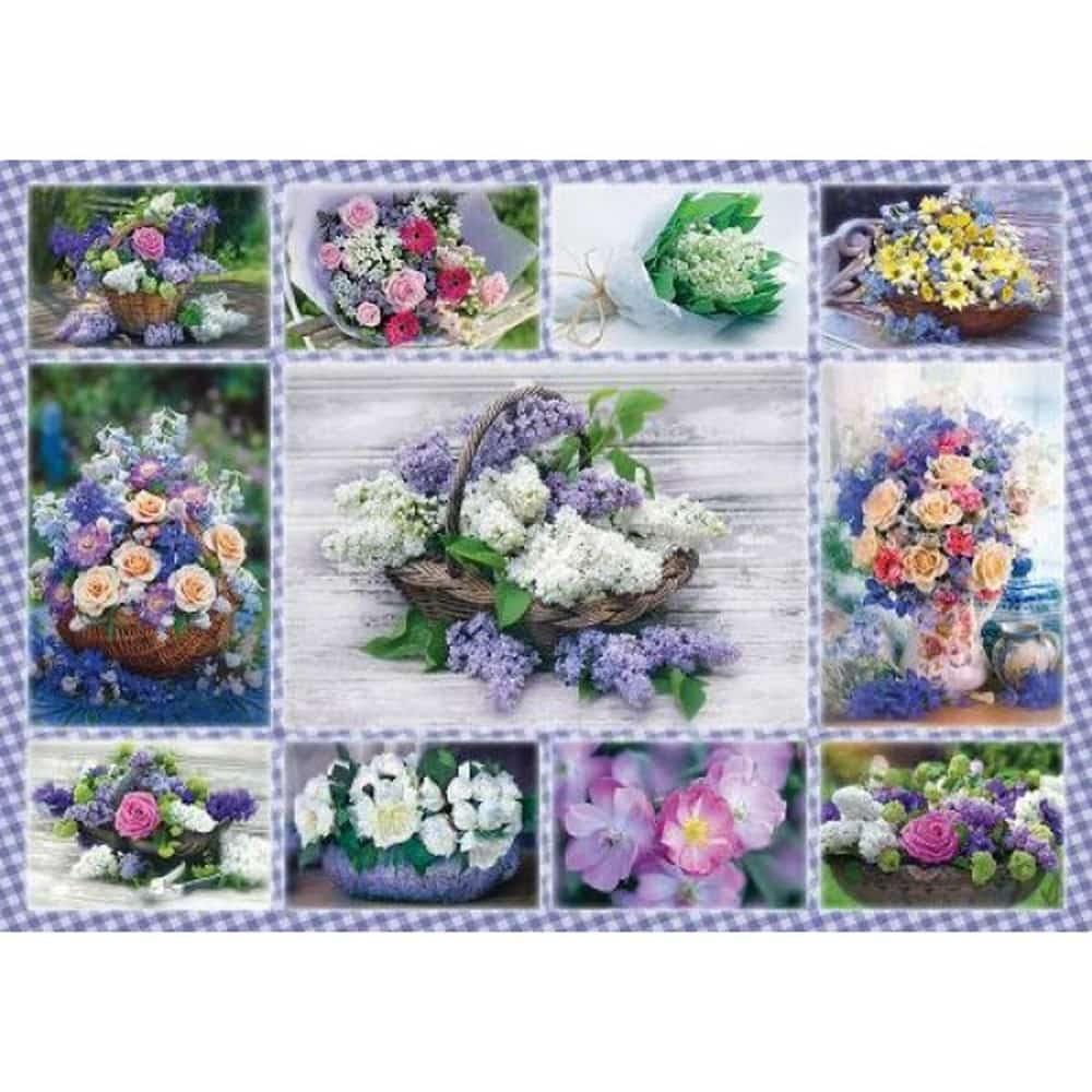 Puzzle 500 piese Bouquet of Flowers - Jocozaur.ro - Omul potrivit la jocul potrivit