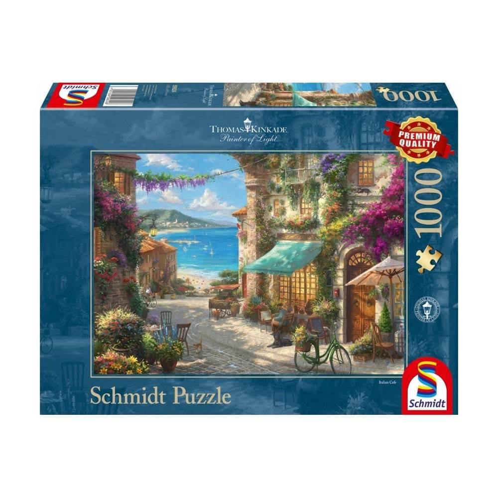 1000 darabos puzzle Cafe on the Italien Riviera - Játszma.ro - A maradandó élmények boltja