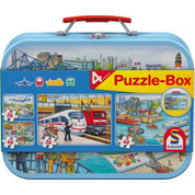 Puzzle Box Vehicule - 2x48 și 2x26 piese