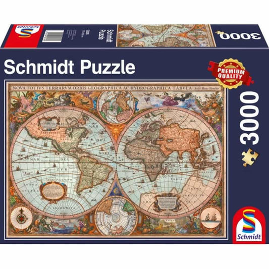 Puzzle 3000 piese, Ancient World Map