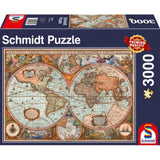 Puzzle 3000 de piese Harta Lumea Antică