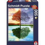 Puzzle 500 de piese Copacul Sezonului 500 de piese