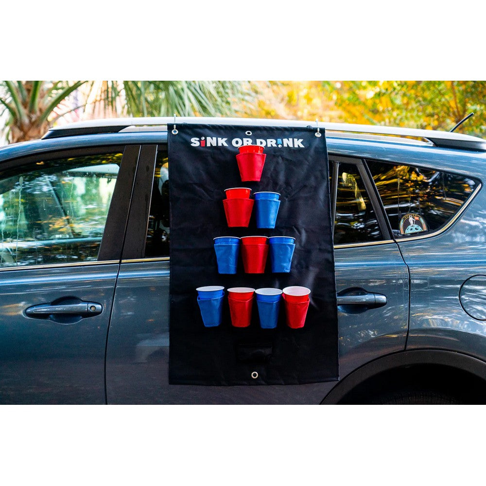 Waboba Sink or Drink, Beer Pong de atârnat, joc de societate în limba engleză