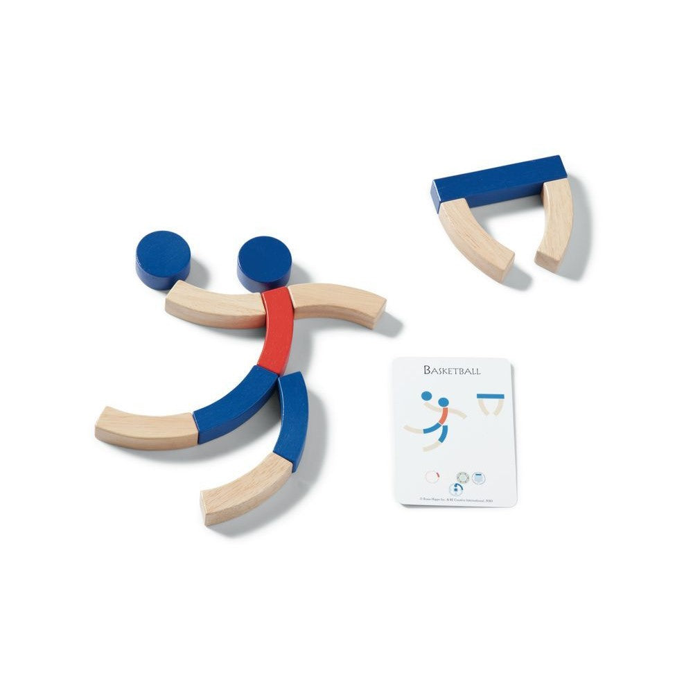 Joc de construcție sportiv din lemn, BS Toys GA254
