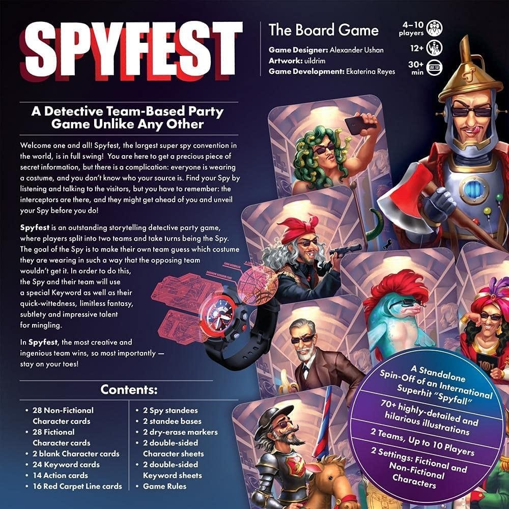 Spyfest, joc de societate în limba engleză