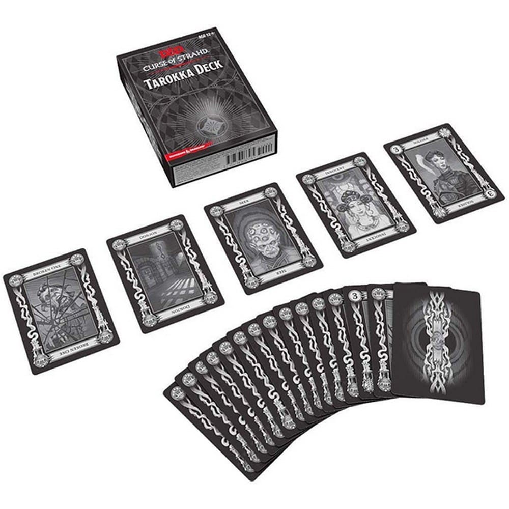 D&D Curse of Strahd: Tarokka Deck (54 Cards) joc de societate în limba engleză