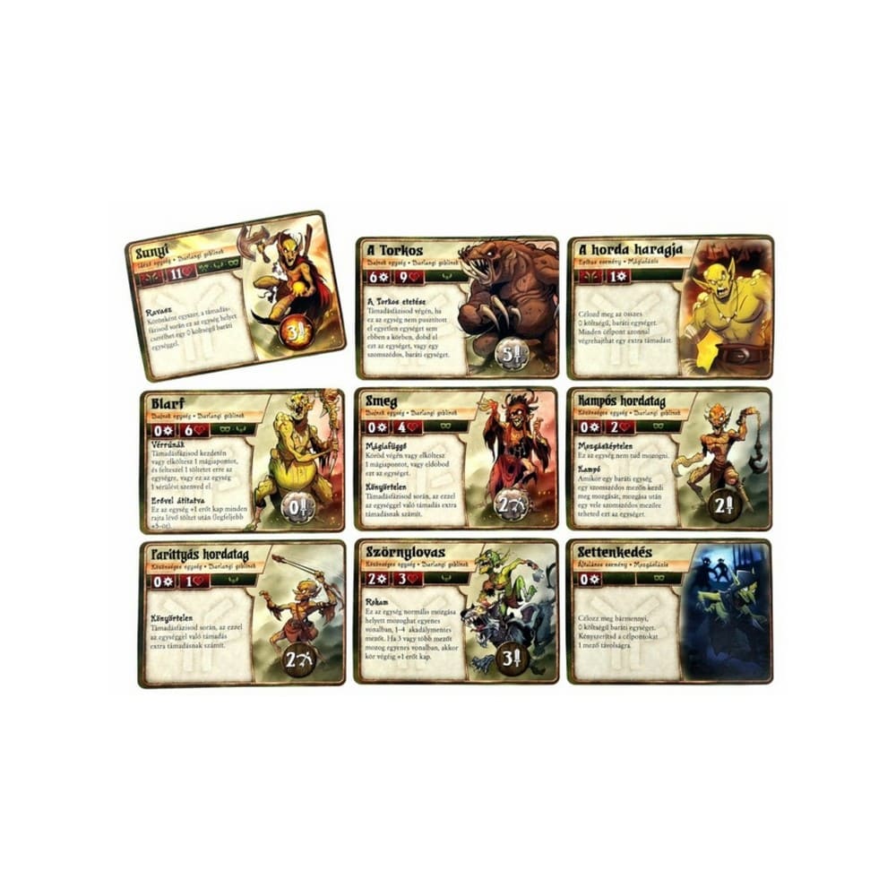 Summoner Wars joc de societate în limba maghiară