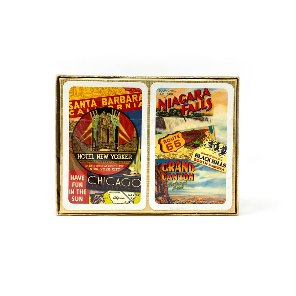 Pachet de cărți 2x55 - Vacanțe în SUA
