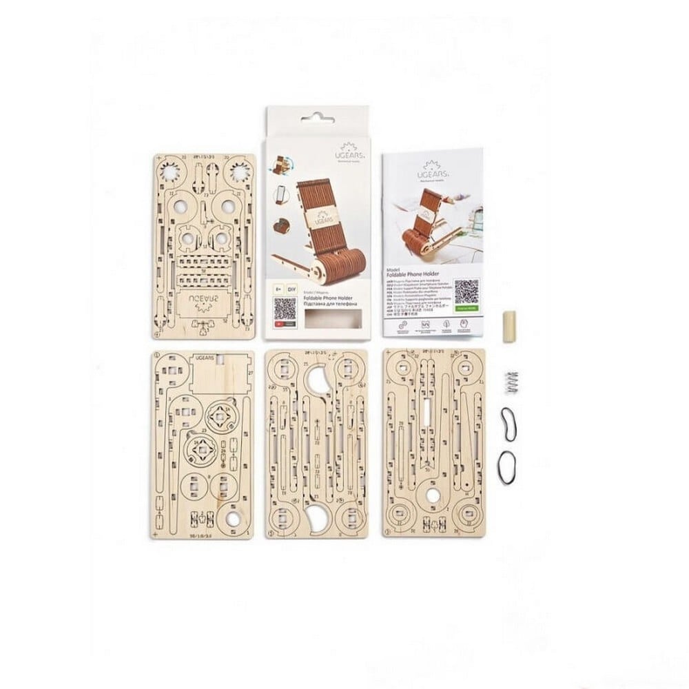 UGEARS - Suport universal pentru telefon, model mecanic