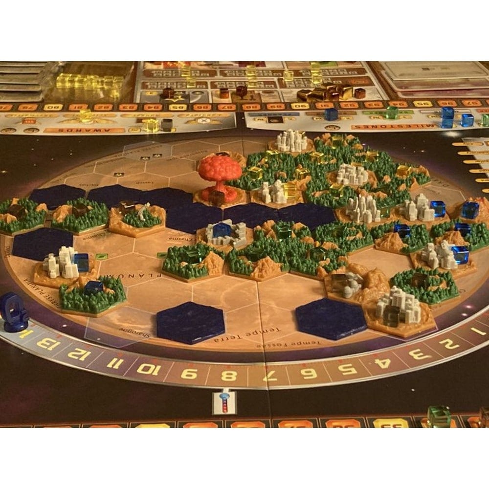 Terraforming Mars Big Box with 3D Terrain extensie în limba engleză