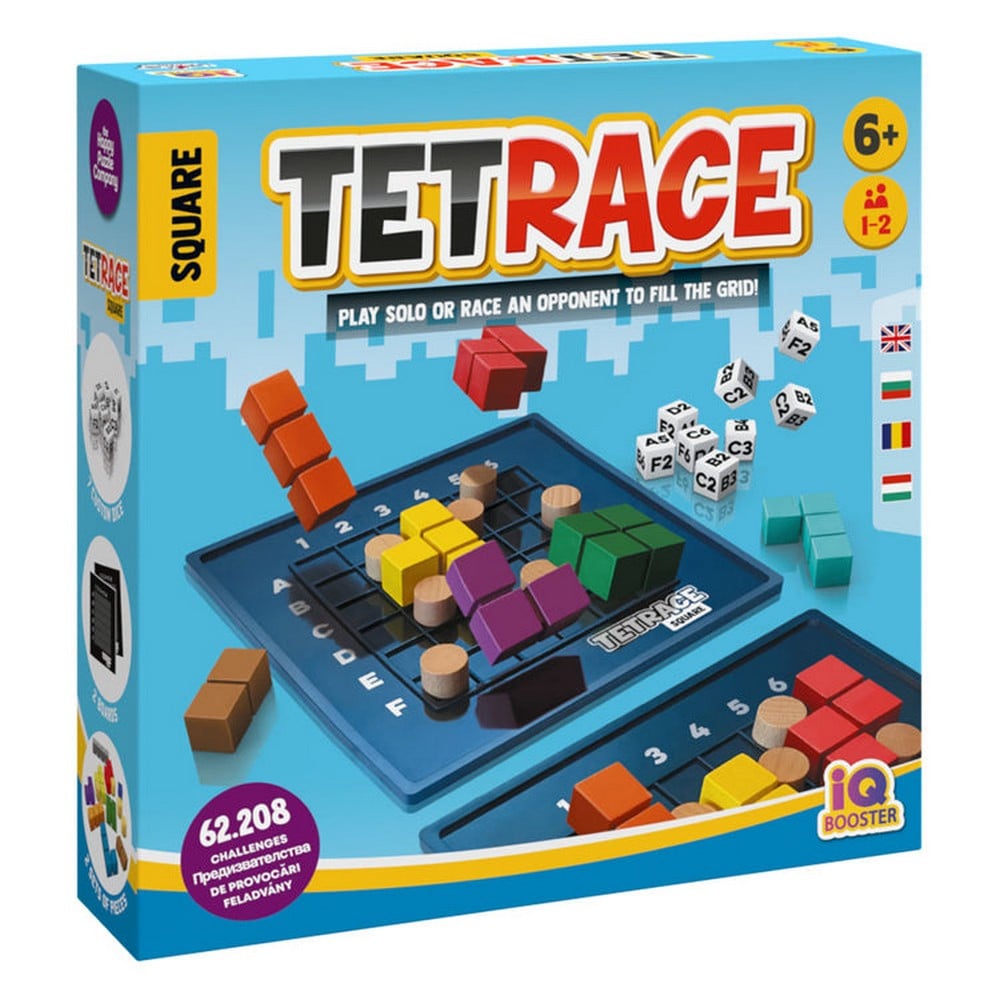 IQ Booster Tetrace (Genius Square) joc de societate multilingvistic