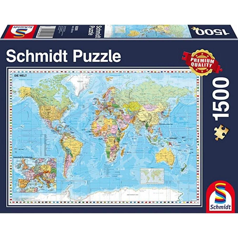 Schmidt Puzzle 58289 - The World - Jocozaur.ro - Omul potrivit la jocul potrivit