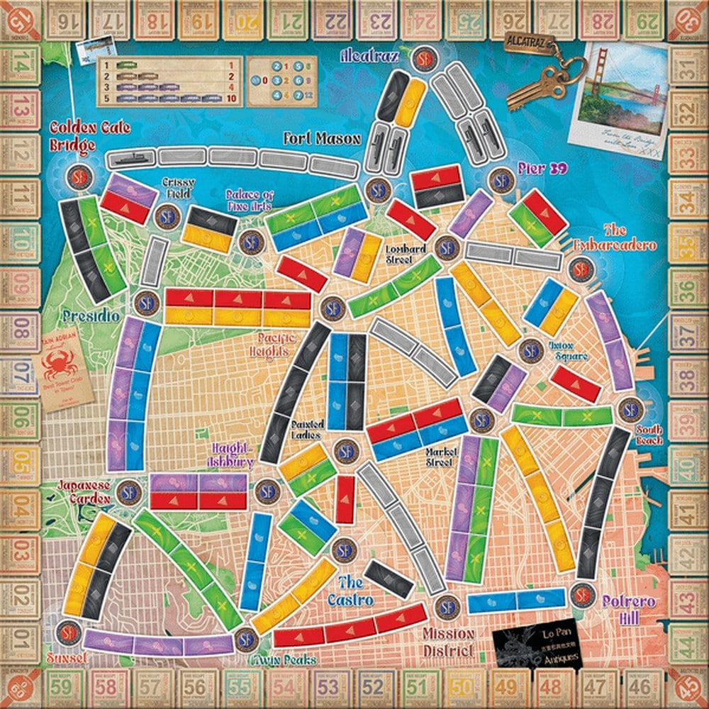 Ticket to Ride: San Francisco joc de societate în limba engleză