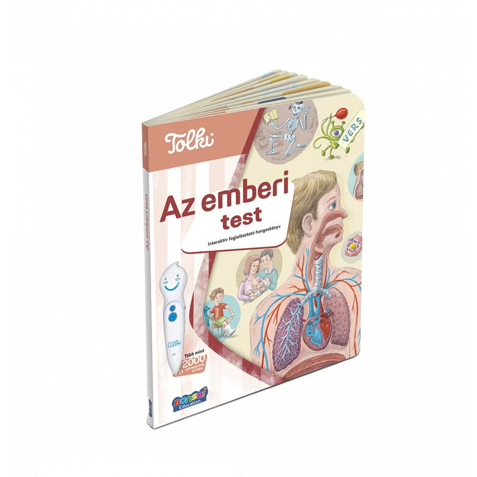 Tolki interaktív könyv -Emberi test carte interactivă în limba maghiară