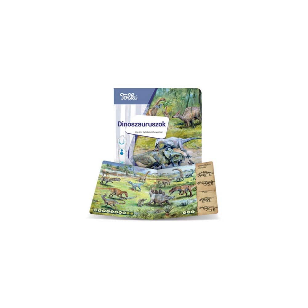 Tolki interaktív könyv - Dinoszauruszok carte interactivă în limba maghiară