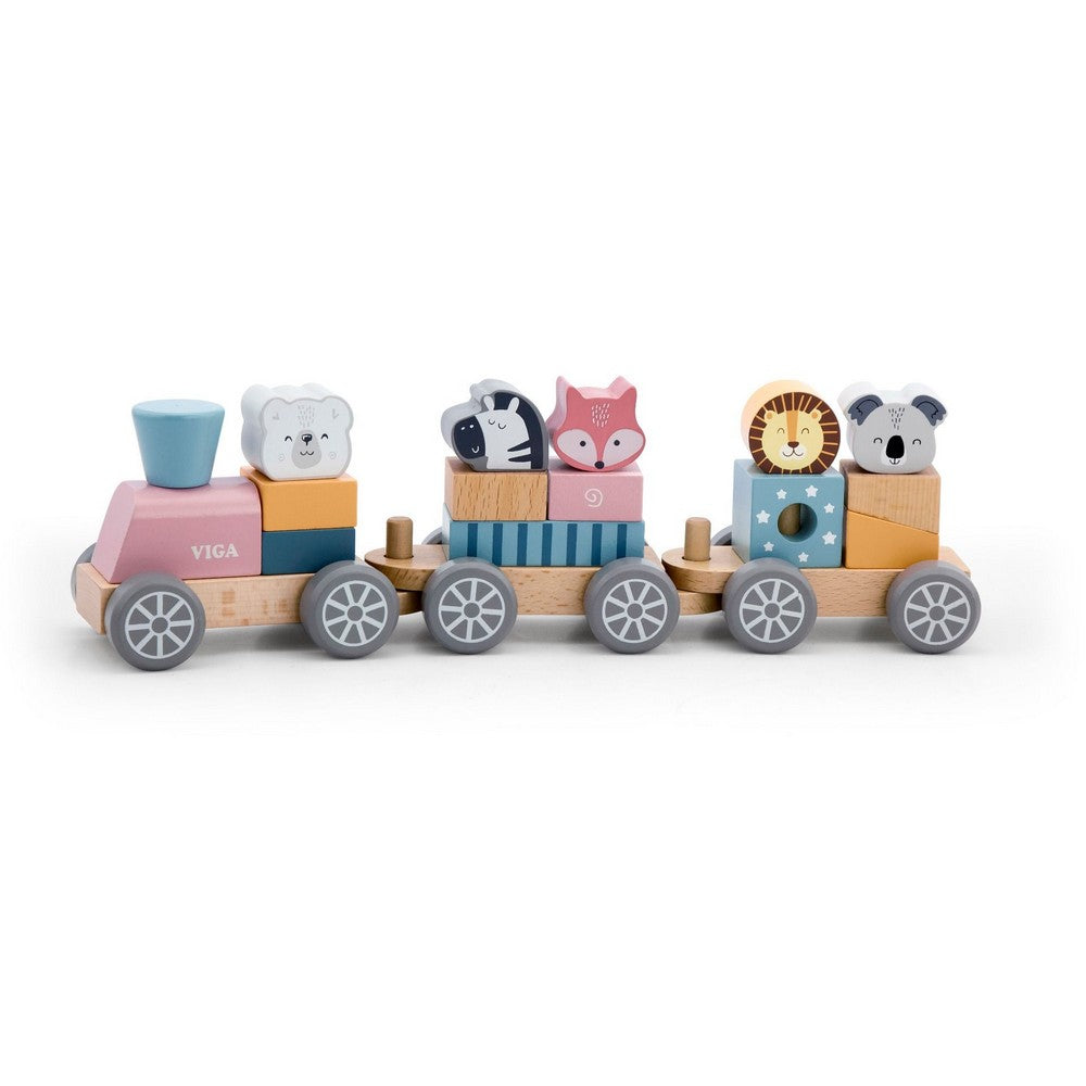 Viga PolarB - Tren modular din lemn