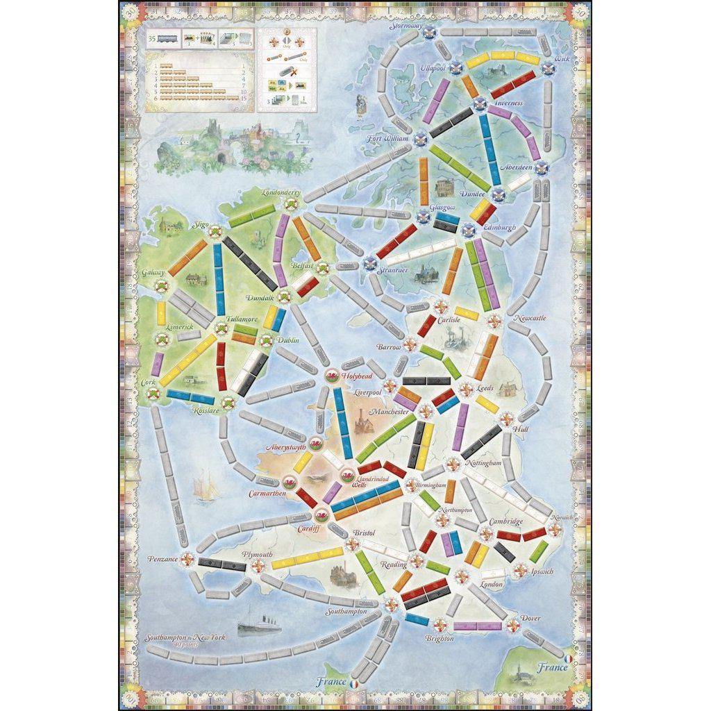 Ticket to Ride: United Kingdom + Pennsylvania extensie-Days Of Wonder-6-Jocozaur