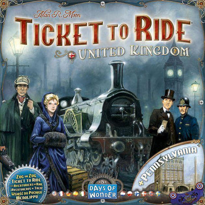 Ticket to Ride: United Kingdom + Pennsylvania extensie-Days Of Wonder-1-Jocozaur