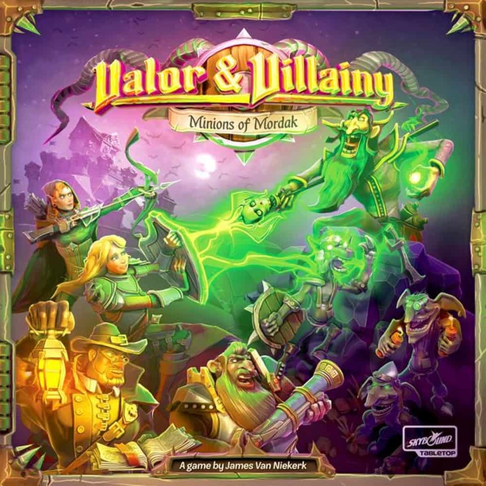 Valor & Villainy: Minions of Mordak joc de societate în limba engleză