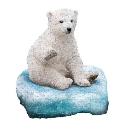 Wow Puzzle Junior 100 piese Urs polar - Jocozaur.ro - Omul potrivit la jocul potrivit